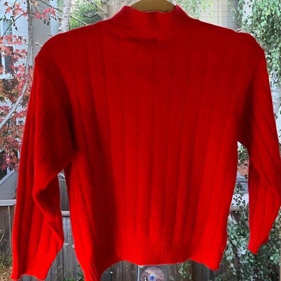 Vintage Silk Angora Hair Sweater Womans Sz M Pet. by  Silvercord Petites - Picture 8 of 8